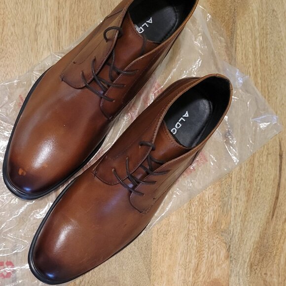 Aldo lace-up men's leather boots - Picture 2 of 6